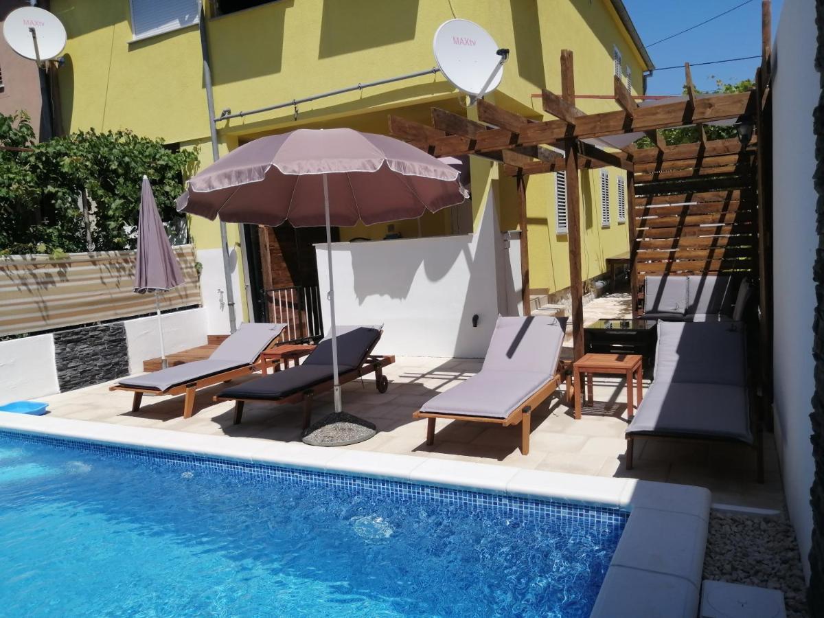 Apartment Rustica Zadar With Exclusive Use Of The Pool-Ground Floor 外观 照片